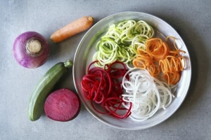 Hoe om pasta met groente te vervang